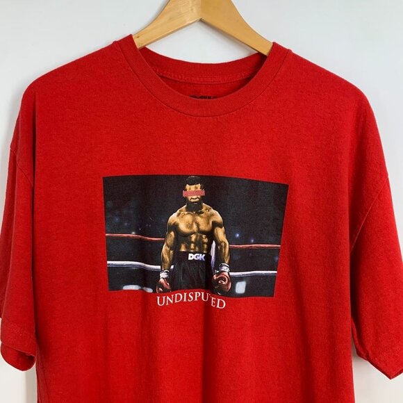 DGK Men's Undisputed Mike Tyson Pop Art Crew Neck Short Sleeve T-shirt Size XL - Picture 4 of 11